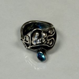 Marcia Pepe - Blue London Silver Ring