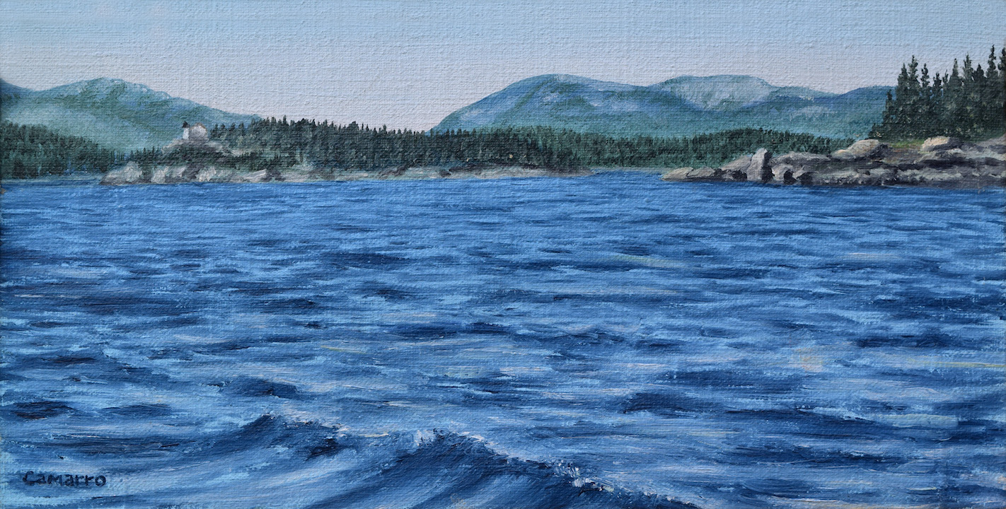 Cadillac Mountain from Great Harbor - Paul Camarro