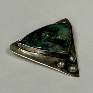 Marcia Pepe - Fuchsite Silver Pin