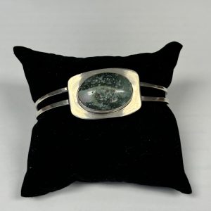 Marcia Pepe - Green Jasper Silver Bracelet