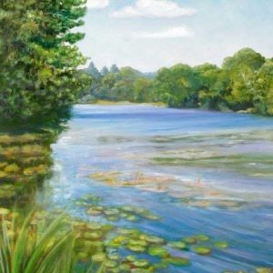 Corine Barton - Tree on a Pond