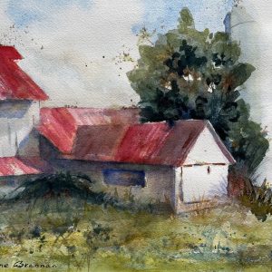 Jane Brennan - White Barns and Silos