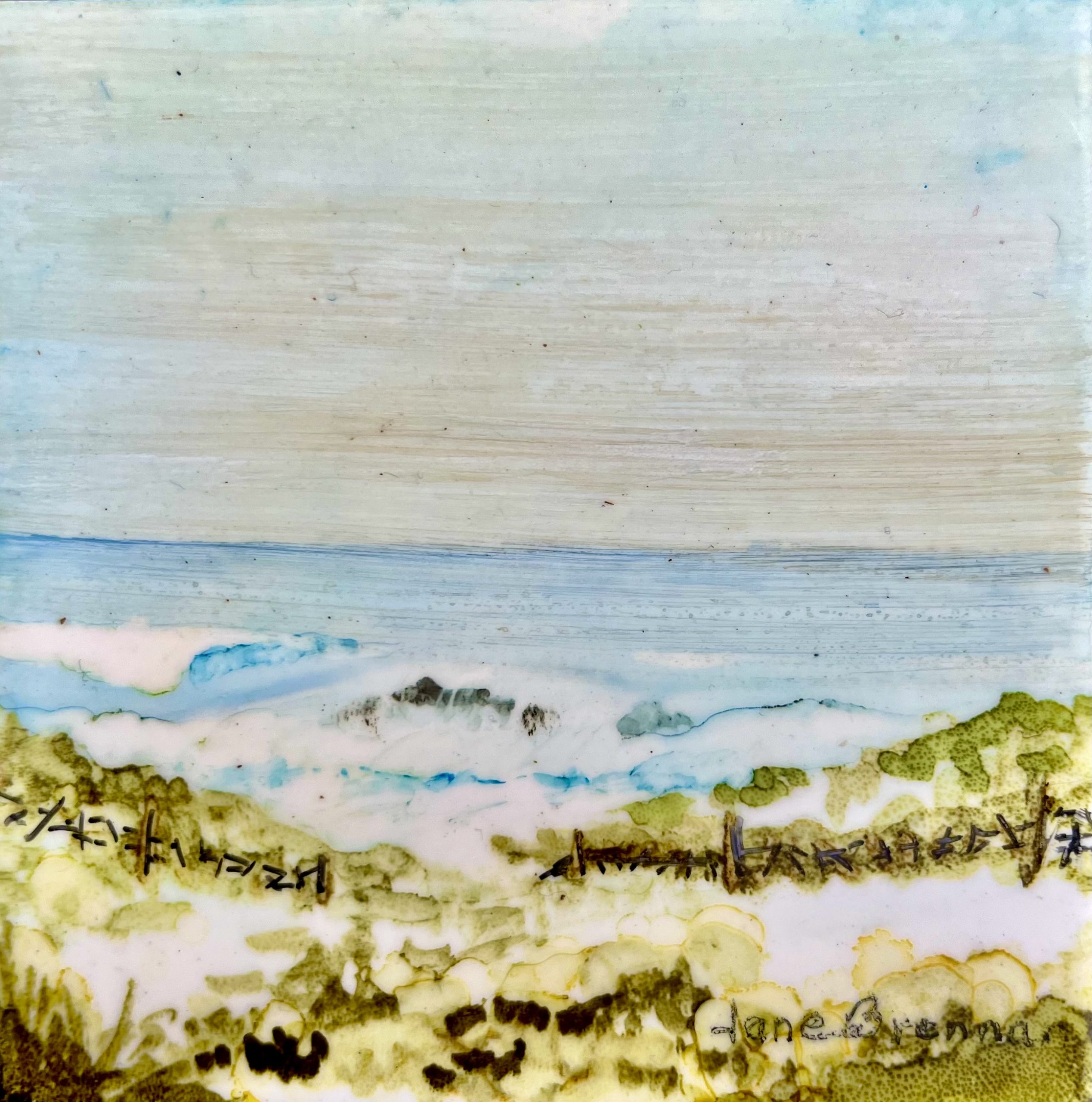 At the Beach #2 - Tile - Jane Brennan