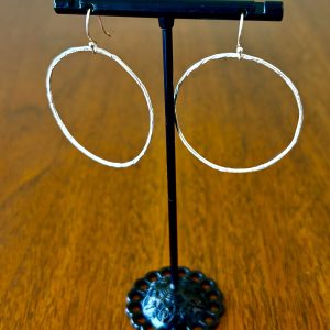 Silver Hoop Earrings - Marcia Pepe