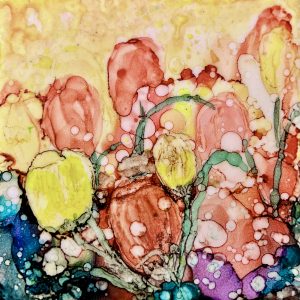 Tulips - Tile - Jane Brennan