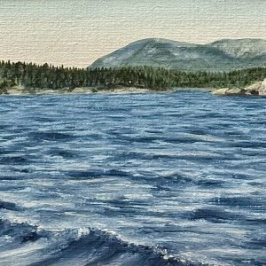 Cadillac Mountain from The Great Harbor - Paul Camarro
