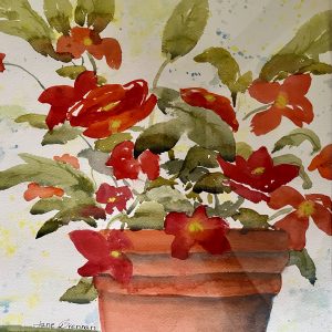 Geraniums - Jane Brennan