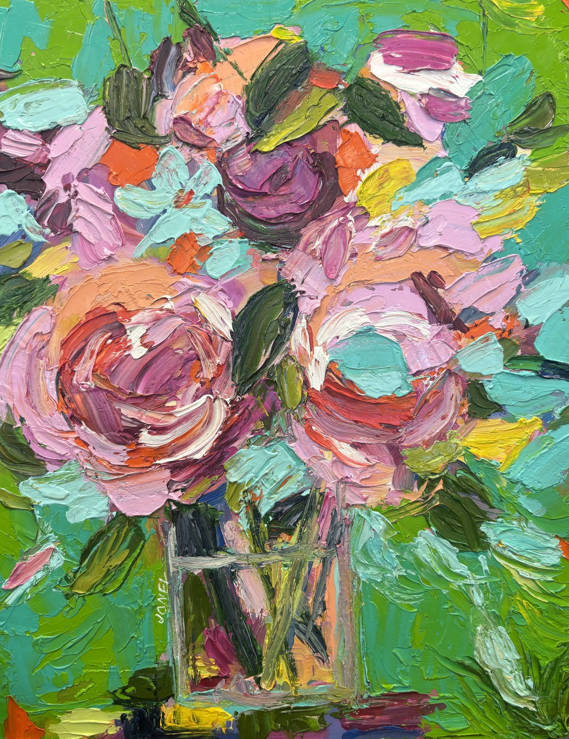Happy Flowers - Janet O'Neil